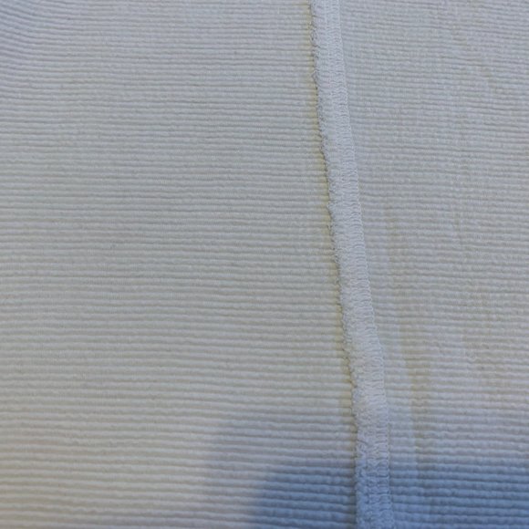 Red Haute Ottoman Rib Tank in Bone Size S NWT - Picture 9 of 11